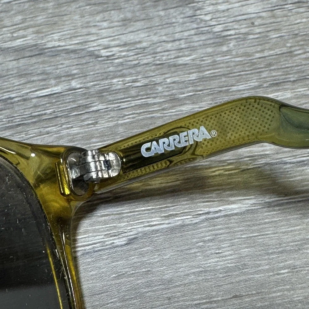 Carrera 5577 Eyeglasses Frames 50 Green Oval Made in Germany Lenses need Replace